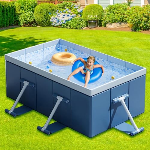 Piscine pliable pour chiens de qualité supérieure avec coque rigide robuste