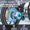 Folding Electric Bike for Adults - 1500W 37MPH Ebike with 48V 20AH 960Wh Battery - 26" x 4.0" 75 Miles - 21-Speed Gears - Beach Mountain Snow Electric Bicycle UL Certified #1