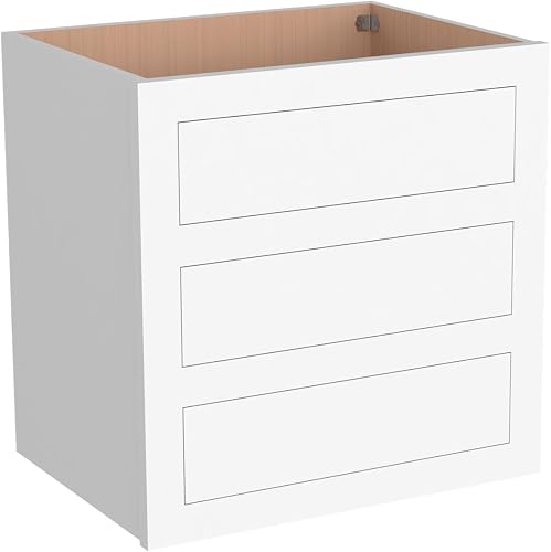 Origami White Drawer Cabinet