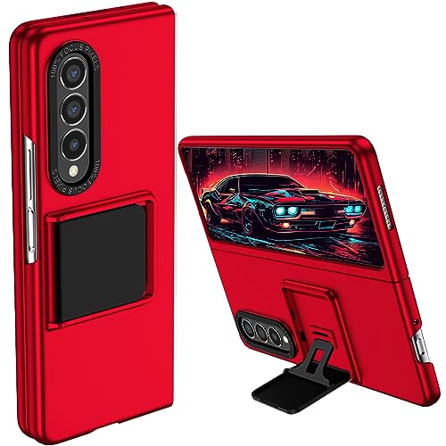 Coque Samsung Galaxy Z Fold 3 housse protection hybride PC rouge LT.Red