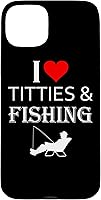 Vista 9 de I Love Tits and Fishing Funny Fisherman Gift Case for iPhone 17