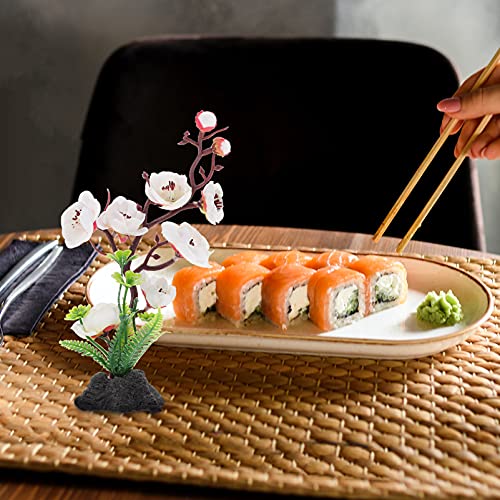 Plato decorativo estilo japonés para sushi miniatura 3