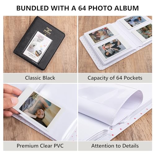 Funda protectora Mini Evo con álbum y correa negra miniatura 5