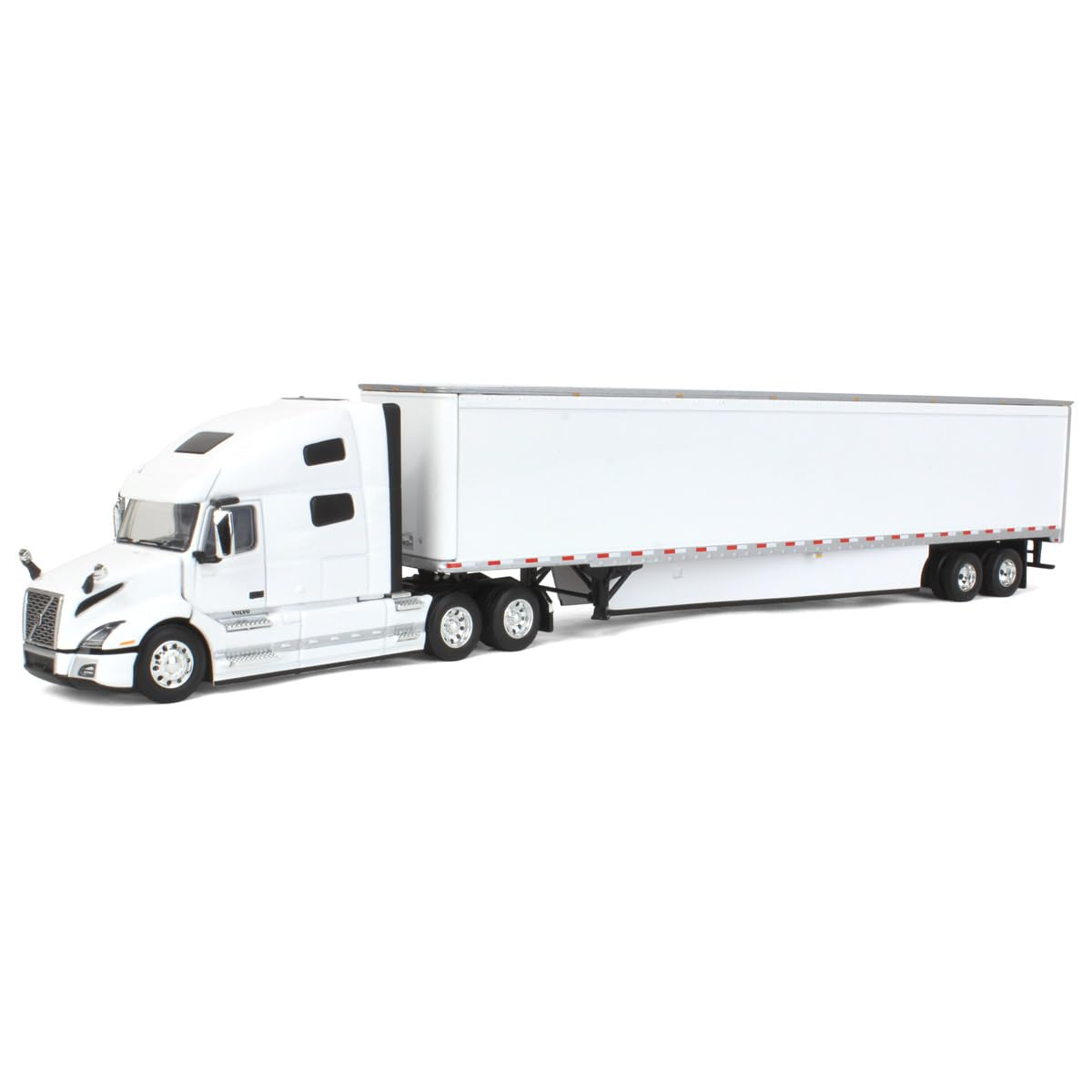 DCP 1/64 White Volvo VNL 760 High-Roof Sleeper & 53ft Trailer with