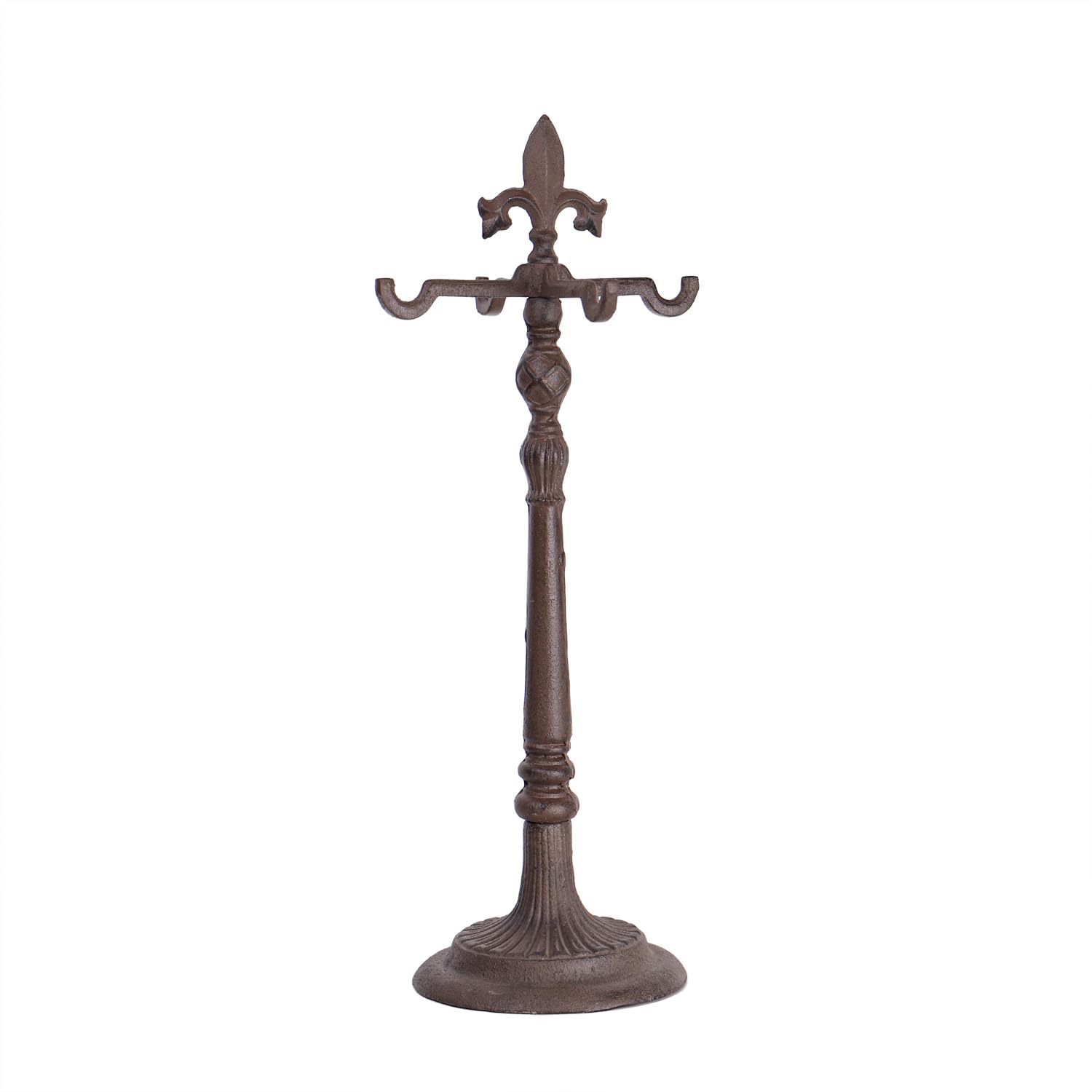 CLGarden Adventskranzständer aus Gusseisen in Antikoptik – Handgefertigter Kranzhalter für Adventskranz, Vintage Weihnachtsdeko, Robuster Stand für Kränze 30-50 cm