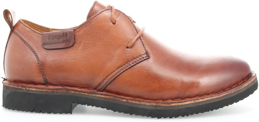 Propét Men's Finn Oxford Shoes, Tan, 8.5 XX-Wide US - Image 2