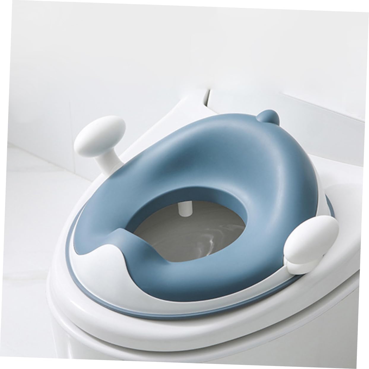HANABASS 1Pc Potty Seat with Handle Comfortable Toilet Training Ring for Non Slip Design Easy Assembly for Boys