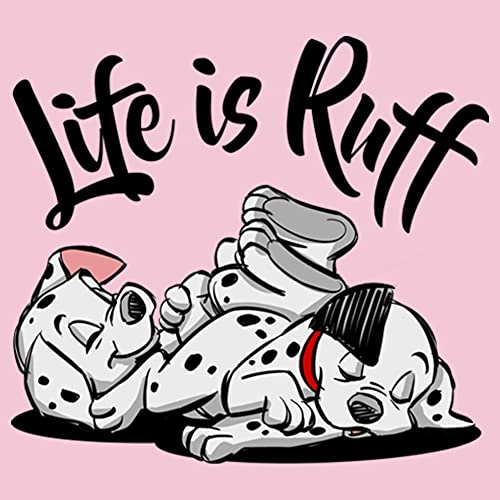 Disney 101 Dalmations Life Ruff Girl's Solid Crew Tee2