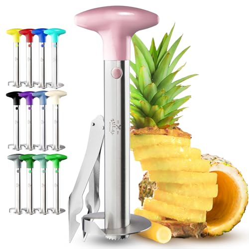 Image of Zulay Kitchen Stainless Steel Pineapple Corer, Slicer & Eye Peeler