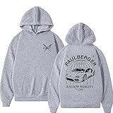 OUHZNUX Unisex Herren Ic-Rim-ax Hoodie Pullover YouTube Mode Damen Sweatshirts Icri.ma.x Logo Print Kleidung Tops Hip Hop Sportbekleidung XS-3XL-Gray||XS