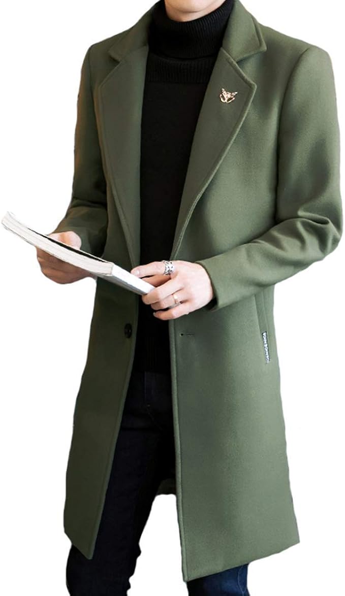 Amazon Thirteen One コート ロング メンズ ジャケット チェスターコート ビジネス シンプル 秋冬 通勤 無地 防寒 大きいサイズ ロング丈 アウター コート ジャケット 通販