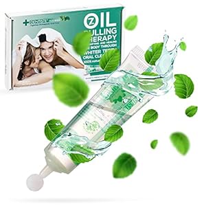 Dentiste olietrekker (14 x 7,5 ml) Olietrekken met zeven gecoördineerde oliën – Ayurvedische mondtrekolie voor het ontgiften van het lichaam in 14 dagen – tandolie versterkt de tanden tegen cariës en droge mond