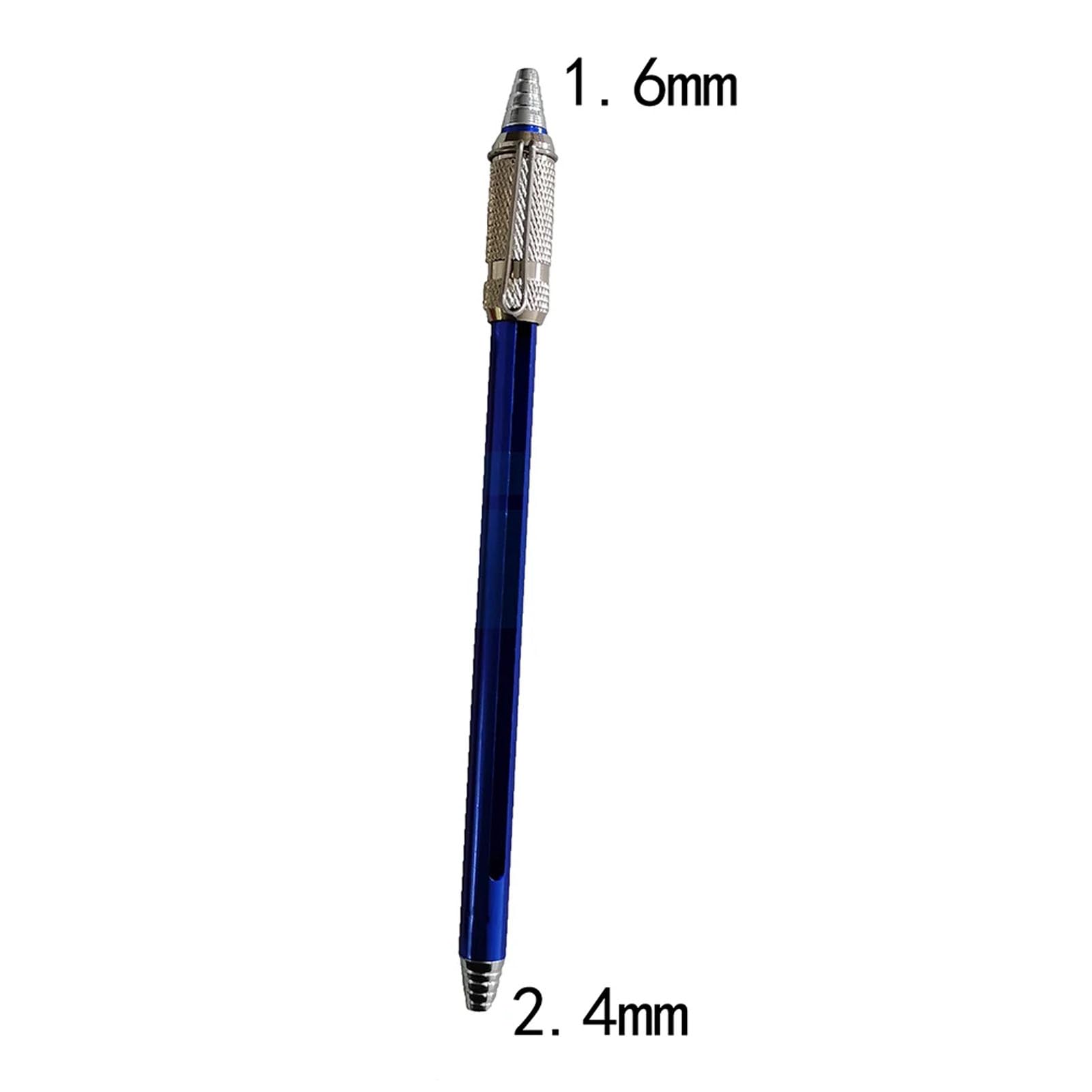 iDili Tungsten Electrode Grinding Fixture Pen - Welding Assistant Tool, TIG Welding Accessories for Tungsten Rods (Blue)