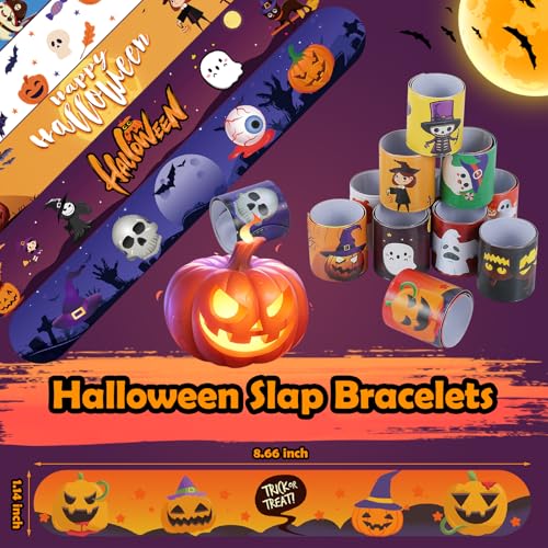 36-Pc Halloween Slap Bracelet Party Favors - 4.79 w/ Code + 40% Off Code YE62M22L - image 2