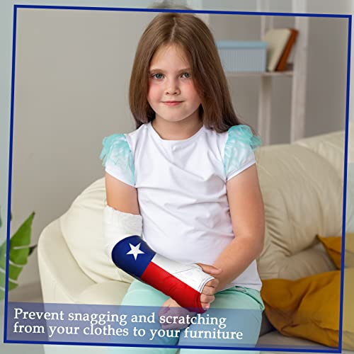 8 Pcs Arm Cast Cover Short Cast Covers Protector Arm Sling Sleeve Cast Decorations Removable Washable Arm Wrist Elbow Protection Cover 11 Inch Length X 9-11 Inch Circumference (Red Blue White, Flag) #TOP4