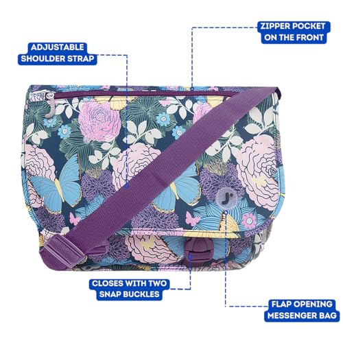Image of J World New York Terry Messenger Bag for Women Girls School Kids