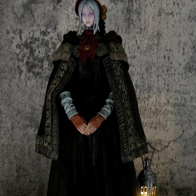 REOZIGN Puppenfigur Bloodborne, Actionfigur Bloodborne, glänzend, stehend, 36 cm, Modell aus PVC, Anime-Geschenke