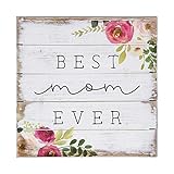 Simply Said, INC Best Mom Ever Perfect Pallet Petites 8 inch Wood Mother's Day Sign, Made in USA, PET16358