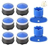 Strahlregler M18,5 8 Stück Perlator mit Schraubenschlüssel Wasserhahn Bubbler Eingebautes Perlator Bad Wasserhahn Sieb Luftsprudler Filter Bath Room Luftsprudler Perlator für wasserhähne