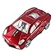 CHUYI Cool Sport Car Shape 2.4Ghz Wireless Mouse 3 Button 1600DPI High Tracking Speed Optical Mouse Gaming Mice USB Receiver for PC Laptop Computer (Red)