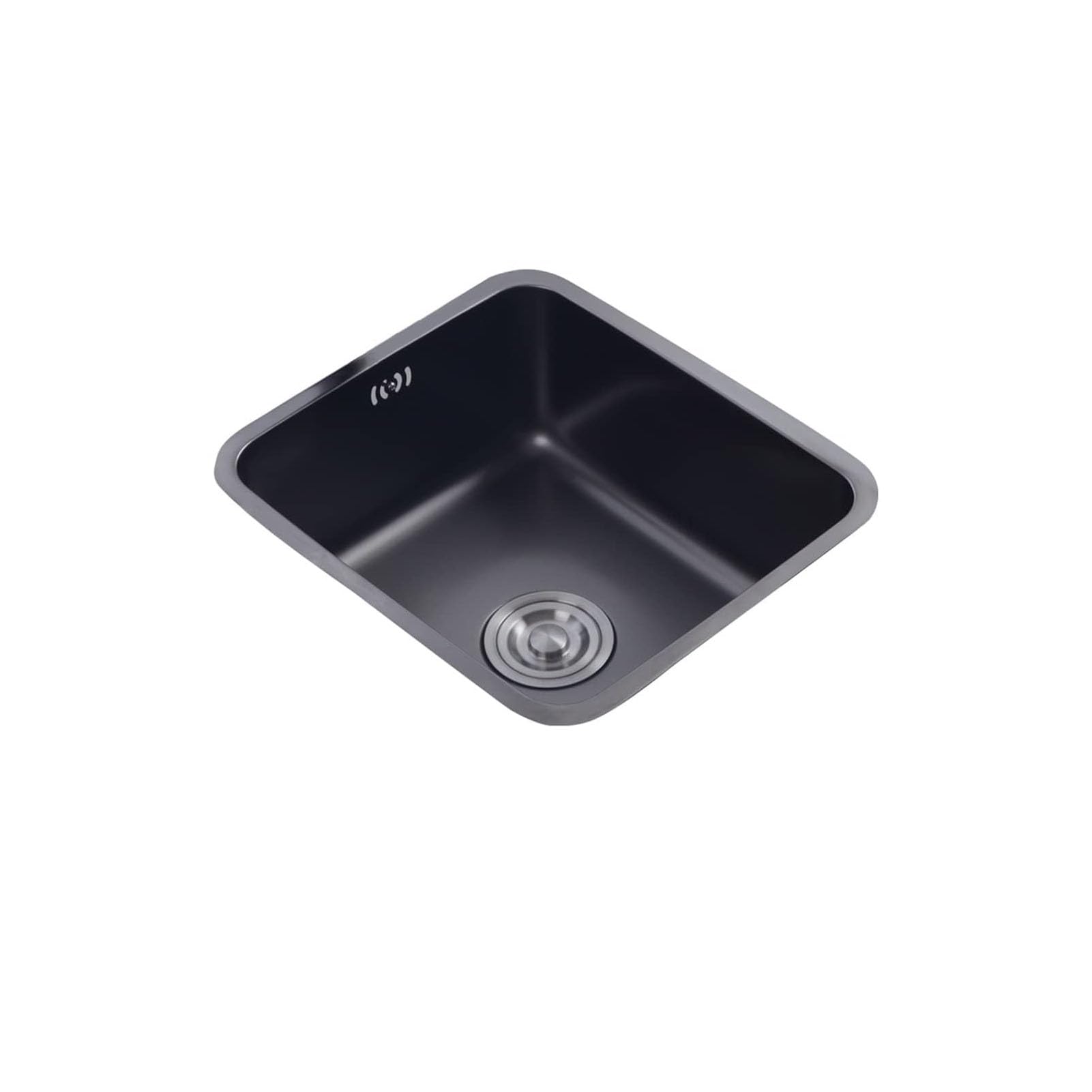 ZQFHSX Stainless Steel Single Basin Kitchen Sink with Drain Pipe, Top and Base Installation