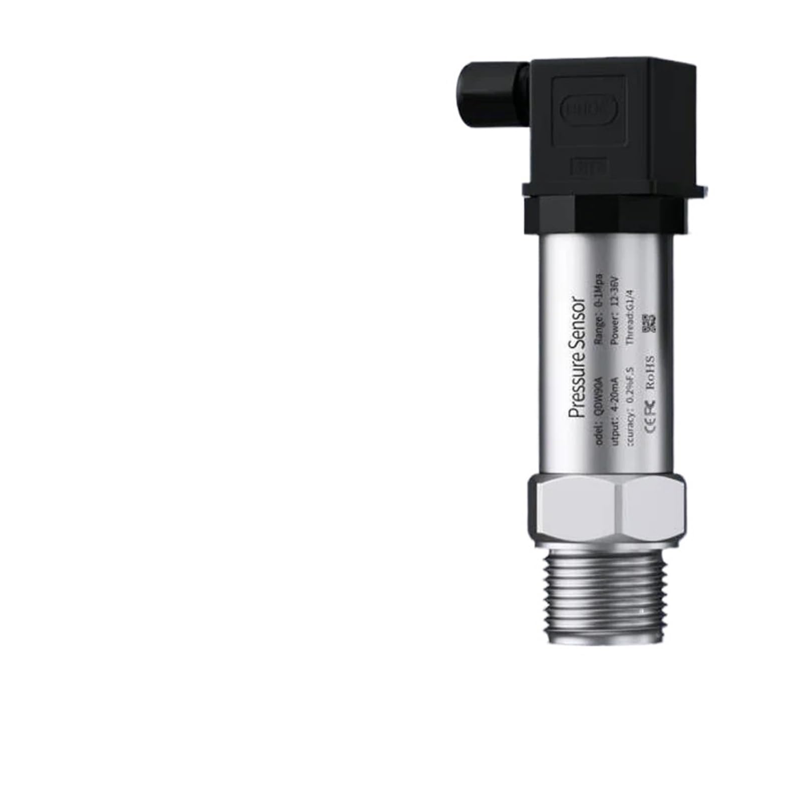 PEQYUACTE Pressure Transmitter 0-10V M20*1.5 4-20mA Pressure Transducer IP65 RS485 Pressure Sensor 400bar 4bar 10Kpa Pressure(0-5v,0-20Mpa)