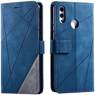 Huawei P Smart 2019 / Huawei Honor 10 Lite Case, SONWO Premium Leather Flip Wallet Case Magnetic Closure Card Slots Kickstand Phone Case for Huawei P Smart 2019 / Huawei Honor 10 Lite, Blue
