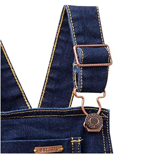 Offcorss Bib Overalls For Baby Boys Size 0-3M Blue Adjustable Straps Slim Overol Niños #TOP2