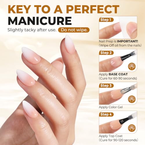 Image of UNA GELLA Gel Base Coat for Gel Nail Polish, Strong Adhesion & Long Lasting