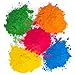 Kulture Khazana: Holi Color Powder 1lb Bags - 5 Pack - All-Natural, Washable, Non-Toxic, for Festival of Colors, Color Run, Gender Reveal & Parties