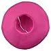 Wowlife Wide Brim Roll-up Big Beautiful Solid Color Floppy Hat (Hot Pink)