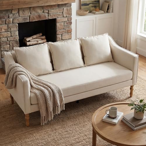 Farmhouse Couch for Living Room Country Rustic Loveseat with Anti...
