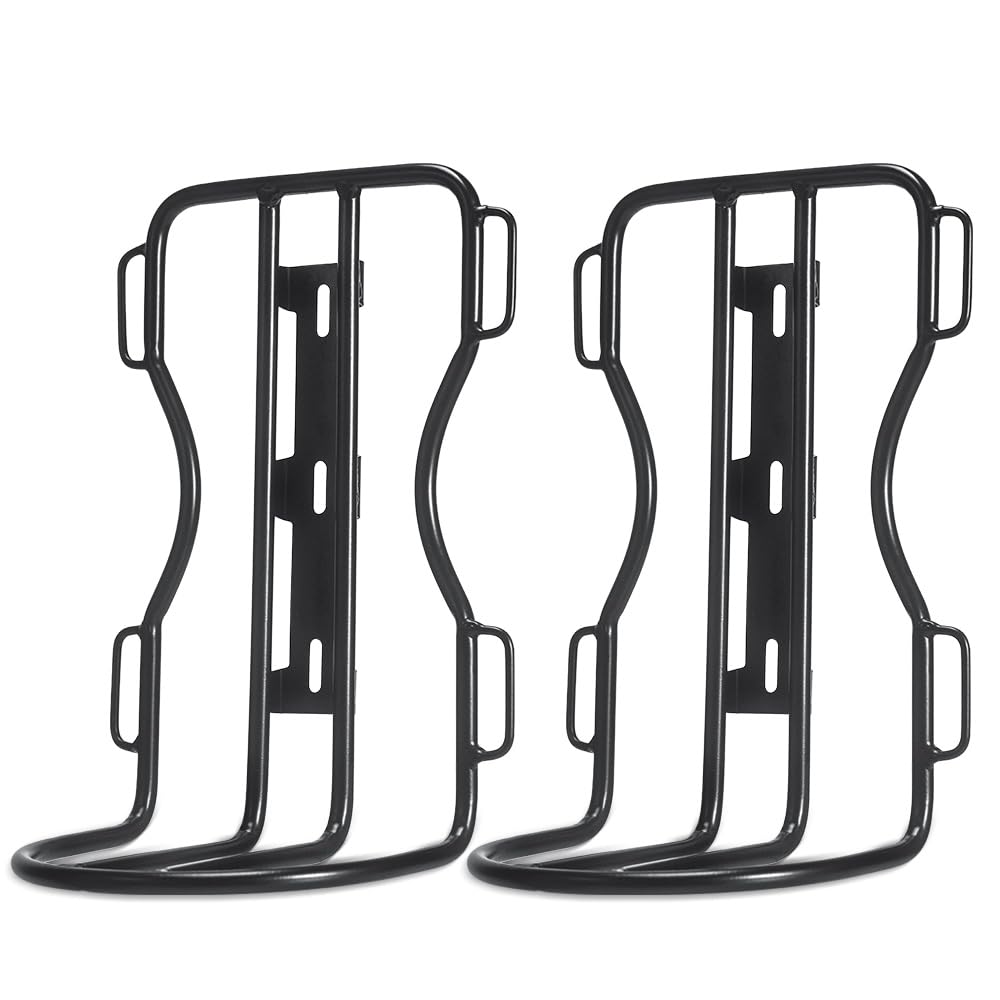 Kavolet Lot de 2 sacoches de fourche de vélo de 10 l - Étanche - Avec ouverture par rouleau - Sacoche de vélo avant pour porte-bagages - Sacs de vélo portables pour VTT et vélos de route