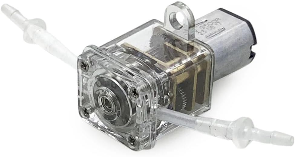 G10 Peristaltic Pump Dosing Pump 6V Mini Pump Liquid Self-priming 1ml/min Water Pump Silicone Tube For Aquarium Tank 1Pcs(3V)