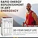 Katadyn NRG-5 Emergency Food Ration 500g Pack of 1 (9 Bars) Ready to Eat 2380 kcal, Vegan, Lactose-Free, GMO-Free | Long-Term Survival, Emergency Preparedness and Outdoor Adventure Food Bar