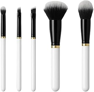 Colección de brochas de maquillaje de cinco p...