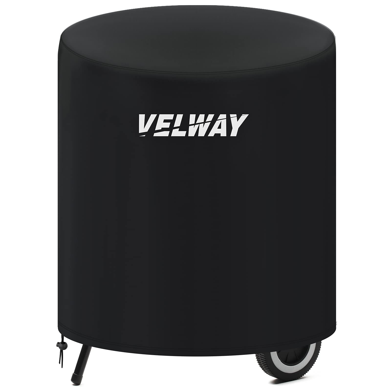 Velway Copertura per Barbecue Rotondo Telo Copri BBQ 210D, Resistente all'Acqua, ai Polveri, ai Raggi UV e allo Sbiadimento, per BBQ da Giardino, Patio, Protezione per Mobili, 71 x 68cm