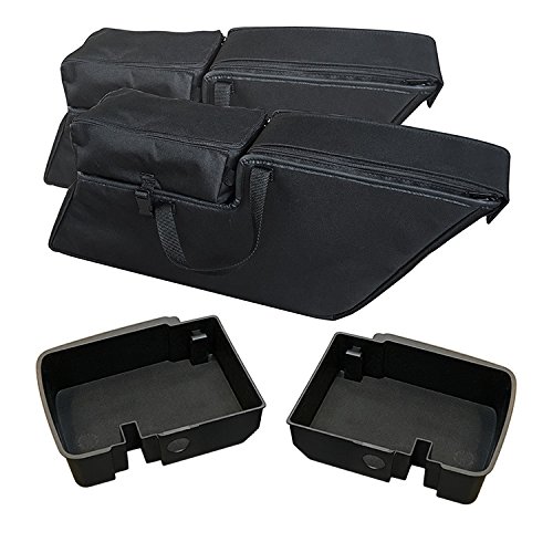 Top Shelf Saddlebag Trays And Liners Late Model Combo Kit - 114Hdlug #TOP17