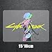 Cyberpunk Vinyl Car Decal Lucy Anime | Reflective Waterproof Removable Cyberpunk Sticker for Car Laptop Bumper Window | Cyberpunk Sticker Reflective for car for Laptop (LULU)