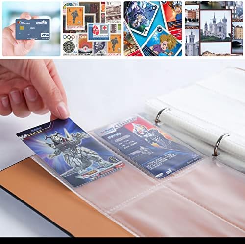 AiQInu Pokemon Scrapbook Card Album Pokemon Binder Leather Folder Card Holder Cases 40 Pages 320 Card Capacity Pokemon Cards Scrapbook as Ninjago Yugioh Pokemon Cards Folder
