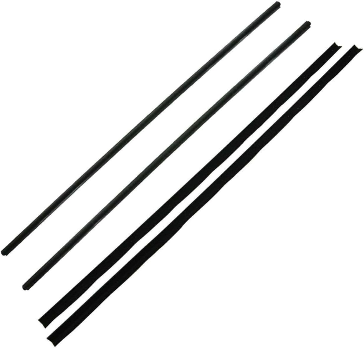 Window Sweep Inner & Outer Door Pair for Ford for Maverick Base 1970-Grabber 1975-1977 2 Dr 4 Piece Set 3810714308