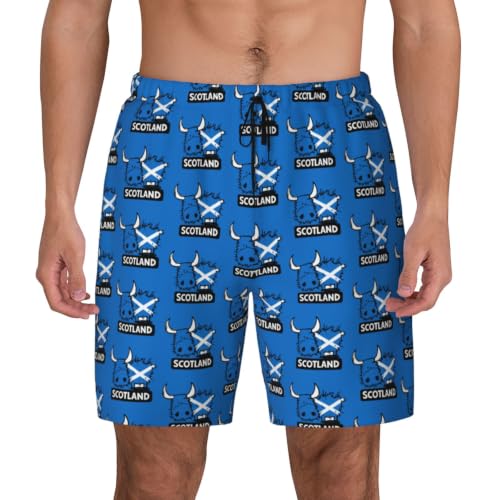 Bañador de hombre de diseño exclusivo escocés para playa y senderismo