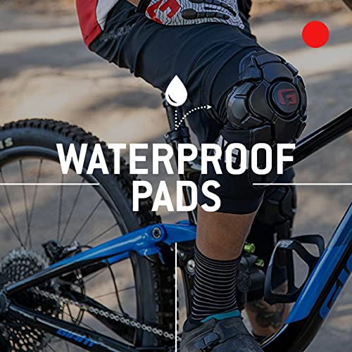 G-Form Pro-X3 Mountain Bike Knee Guards - Biking Knee Guards for Athletes - Knee Compression Sleeve for Mountain Biking & More - Protection Pads for Knee Support - Triple Matte Black, XL by G-Form - Image 4