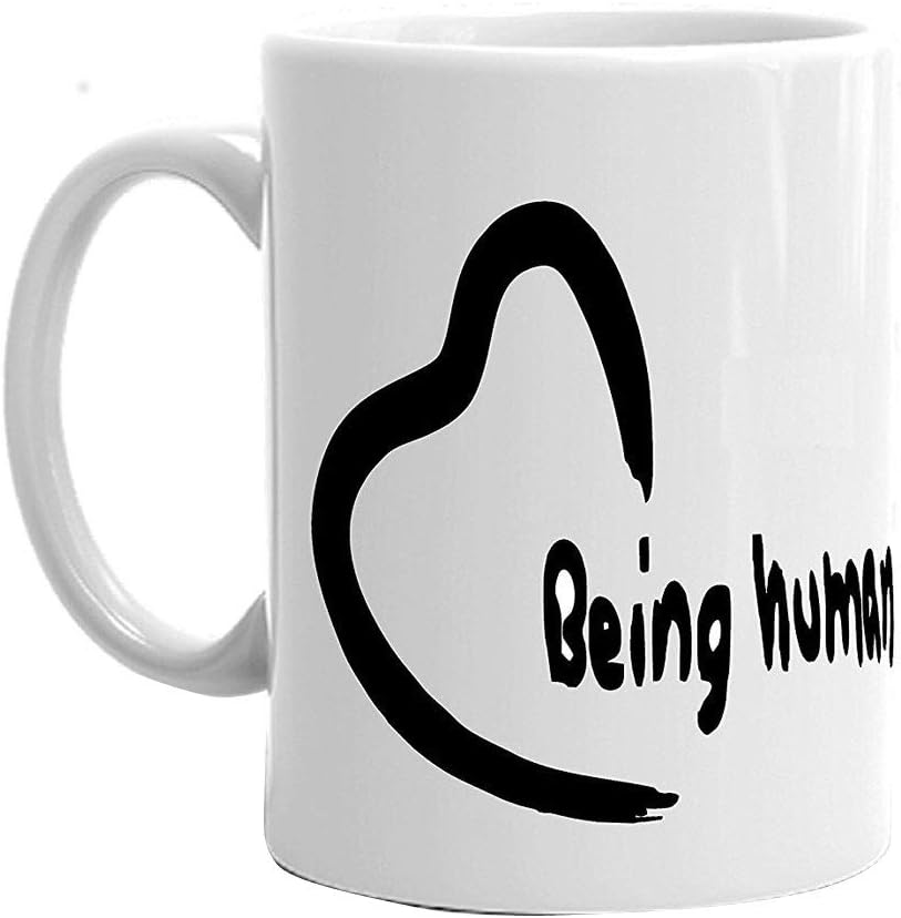 VOLTX DESIGN Mojolo Ceramic Coffee Mug - 1 Piece, White, 325 Ml (VTX-282)