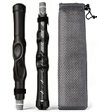 Golf Grip Training Aid Swing Posture Corrector, Improve Swing Rhythm & Consistency, Golf Hand Position Practice Trainer, Perfect Golf Gift for Men Women, Ideal Present for Him Her Golfer Lovers（Black)