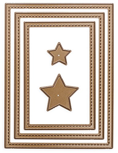 Gina K. Designs for Therm O Web 18012 Gina K Designs 3 Nested Rectangle Dies-Large