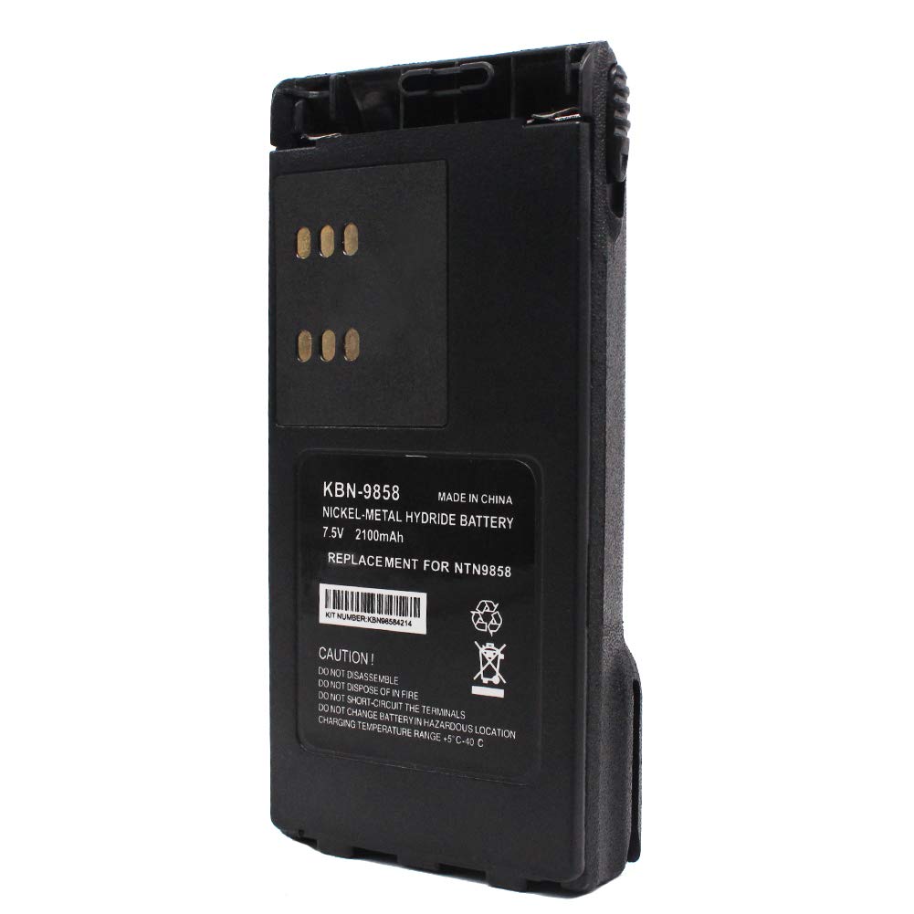 Yeacomm NTN9858 NTN9858C NTN9815 KBN-9858 7.5V 2100mAh Replacement Ni-MH Battery Compatible for Two Way Radio Motorola XTS2500 PR1500 XTS1500 MT1500