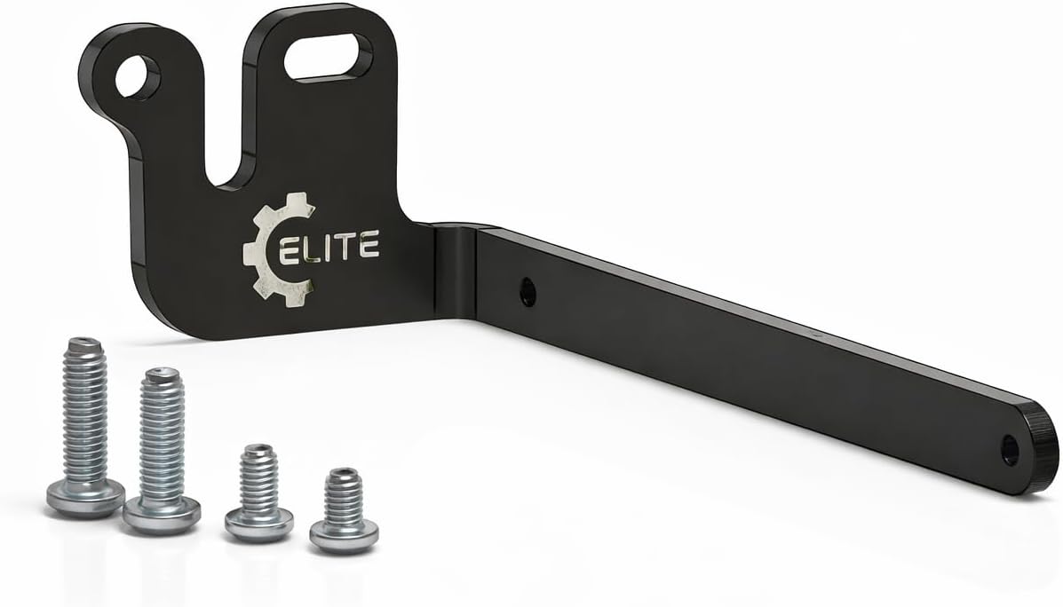 ATV License Plate Mount Bracket for Yamaha YFZ450 (2004–2026), Raptor (2001–2026) & Honda TRX450R (2004–2014), Rear 4x7 Plate Holder, Anodized Aluminum – Elite Engineering