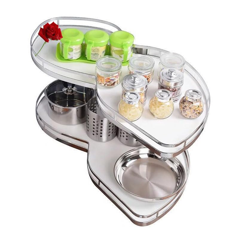 Organiseur d'angle pour optimiser l'espace placard cuisine