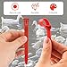 Numbered Chick Leg Bands 100PCS Poultry Leg Bands Identification Chicken LegClip Zipper Ties Adjustable Chicken Foot LegBands Tags for Farm Chickens Ducks Goose Turkey Poultry Identification